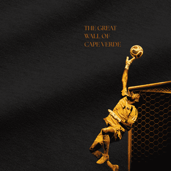 Vibetara-The Great Wall of Cape Verde Oversized T-Shirt | Goalkeeper Legend Edition