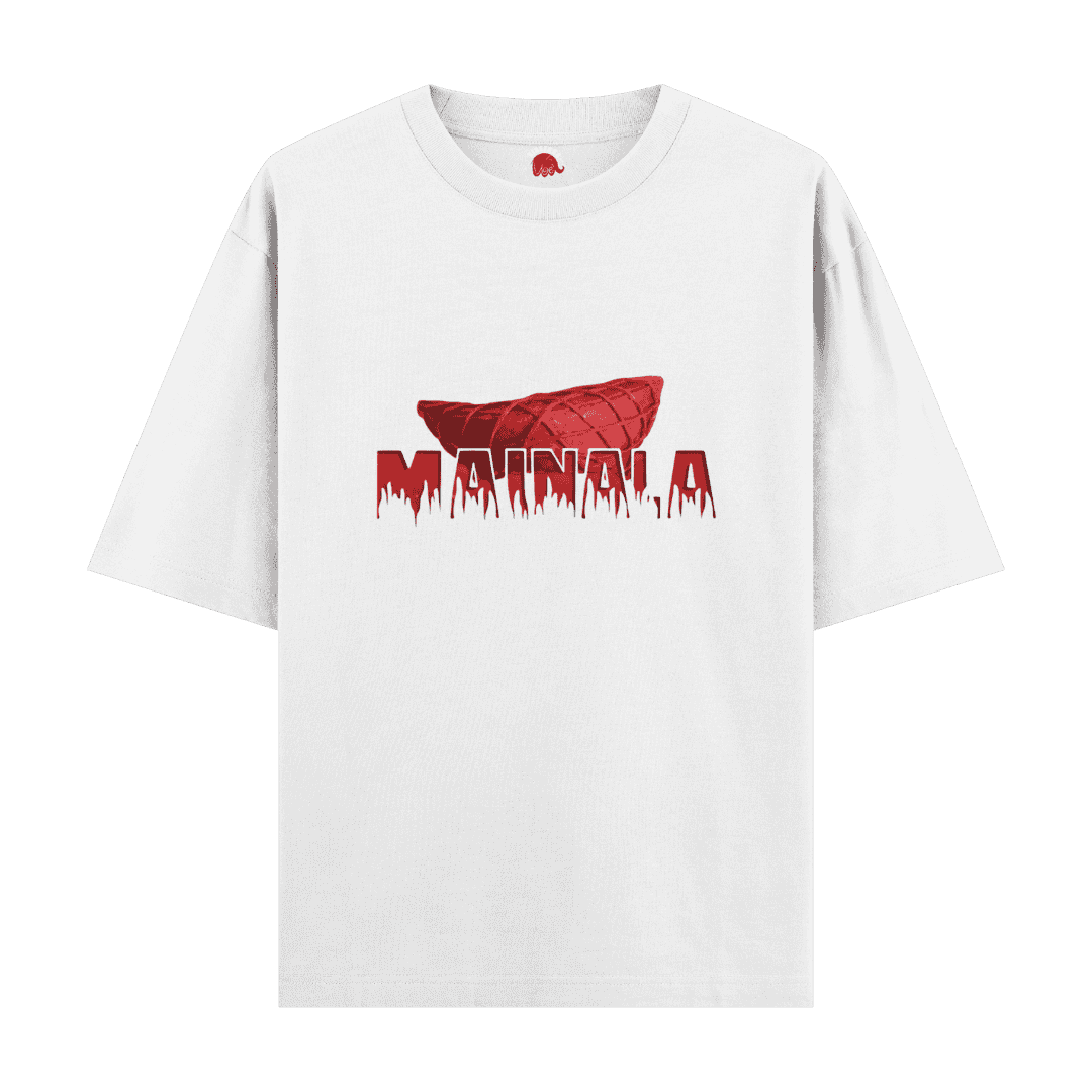 Vibetara - MAVLA Shivaji Maharaj Printed T-Shirt - Oversized Graphic Tee - Unisex Cotton Round Neck T Shirt for Men & Women - (Available In Black And White Colour)