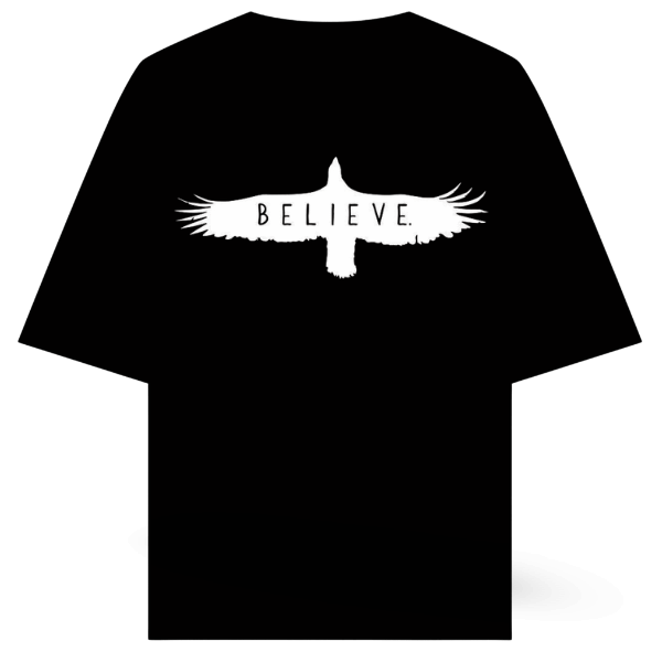 VibeTara “Follow Your Dreams” Minimal Graphic T-Shirt