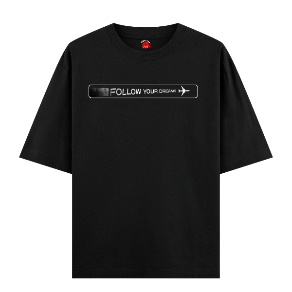 VibeTara “Follow Your Dreams” Minimal Graphic T-Shirt