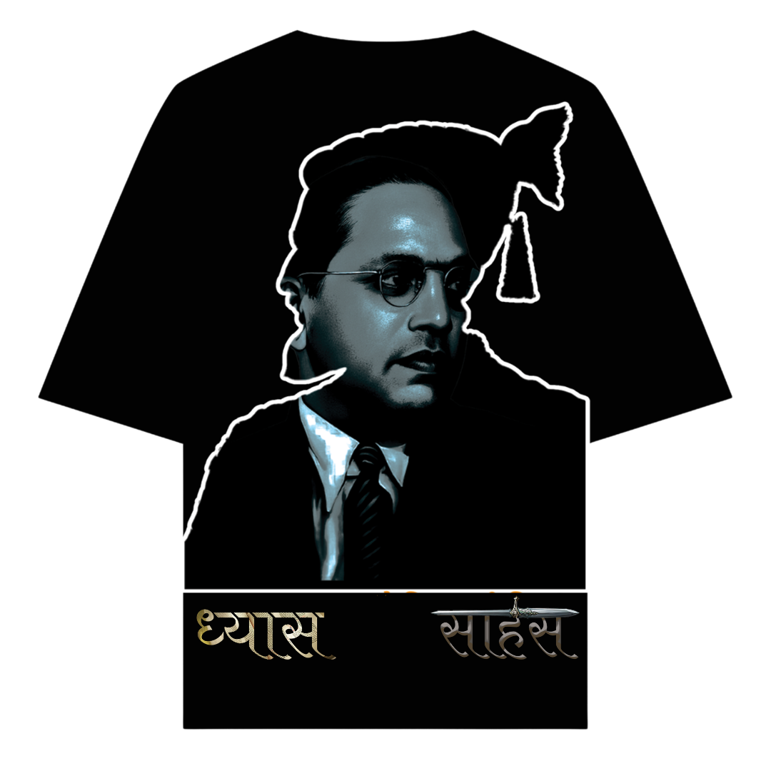 Vibetara - Vishwa Ratna Dr. Babasaheb Ambedkar T-Shirt - Oversized For Men And Women - Graphic Printed - Casual Wear