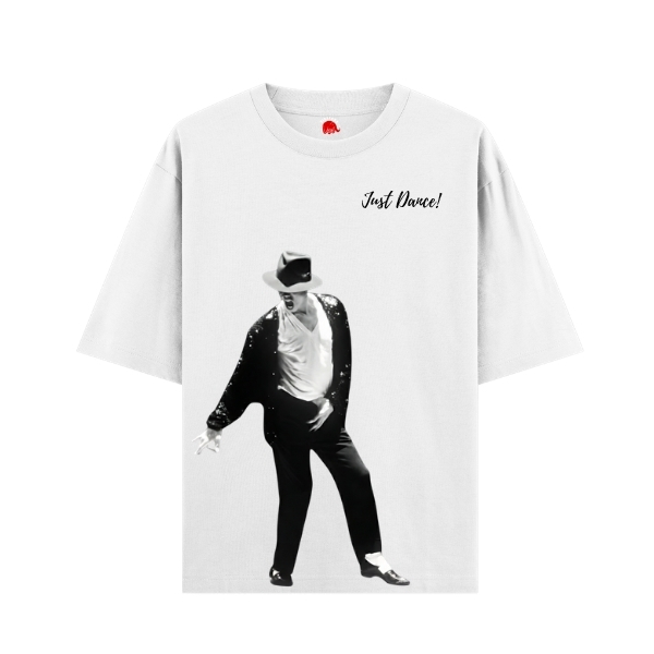Vibetara- “Just Dance” Michael Jackson Iconic Pose Graphic T-Shirt | Oversized & Regular Fit 