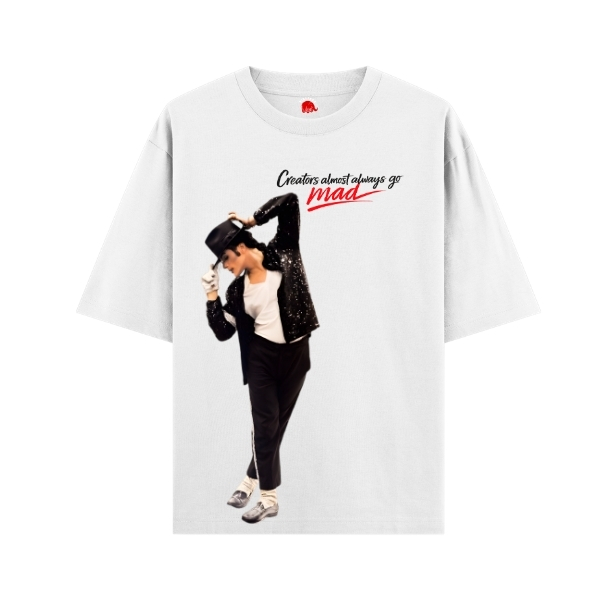 Vibetara- “Creators Almost Always Go Mad” MJ Creative Rebel Graphic T-Shirt Viebtara | Unisex |Pure Cotton Fabric