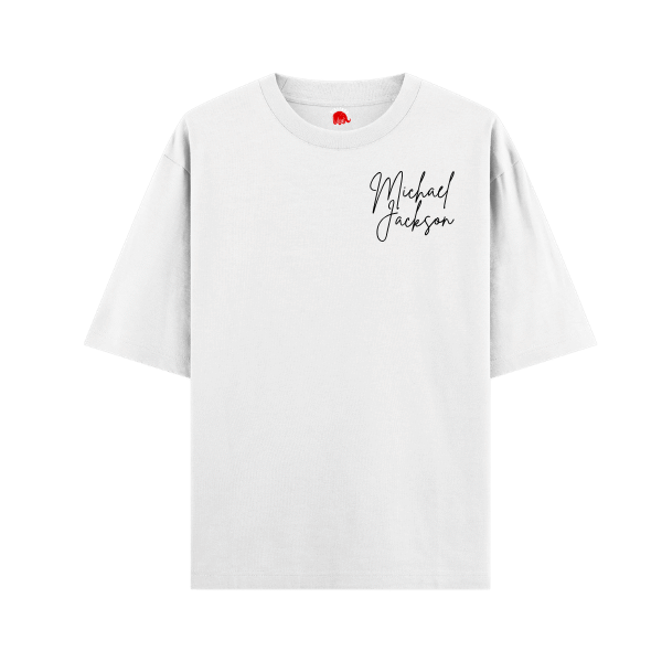 Vibetara-Michael Jackson Signature Pose Oversized T-Shirt