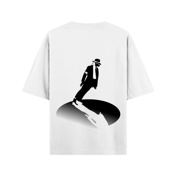 Vibetara-Michael Jackson Signature Fedora Oversized T-Shirt