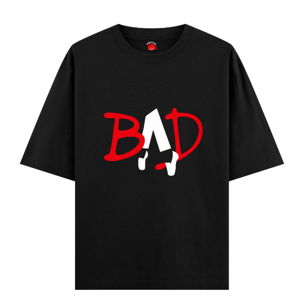 Vibetara-Bad Era Oversized T-Shirt | Pop Icon Inspired Graphic Tee