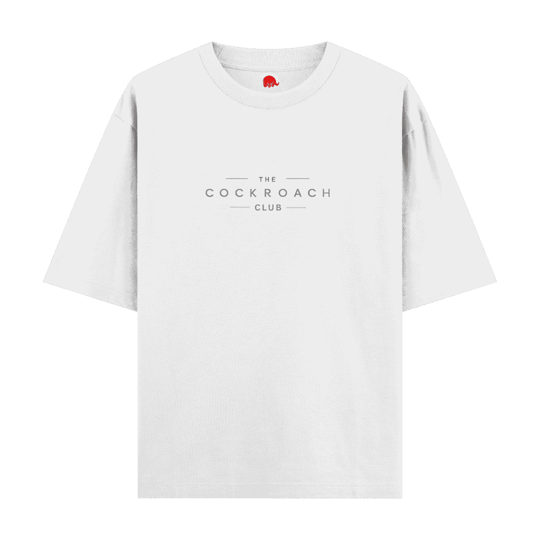 Vibetara-The Cockroach Club Oversized T-Shirt | Trending Cockroach Graphic Tee