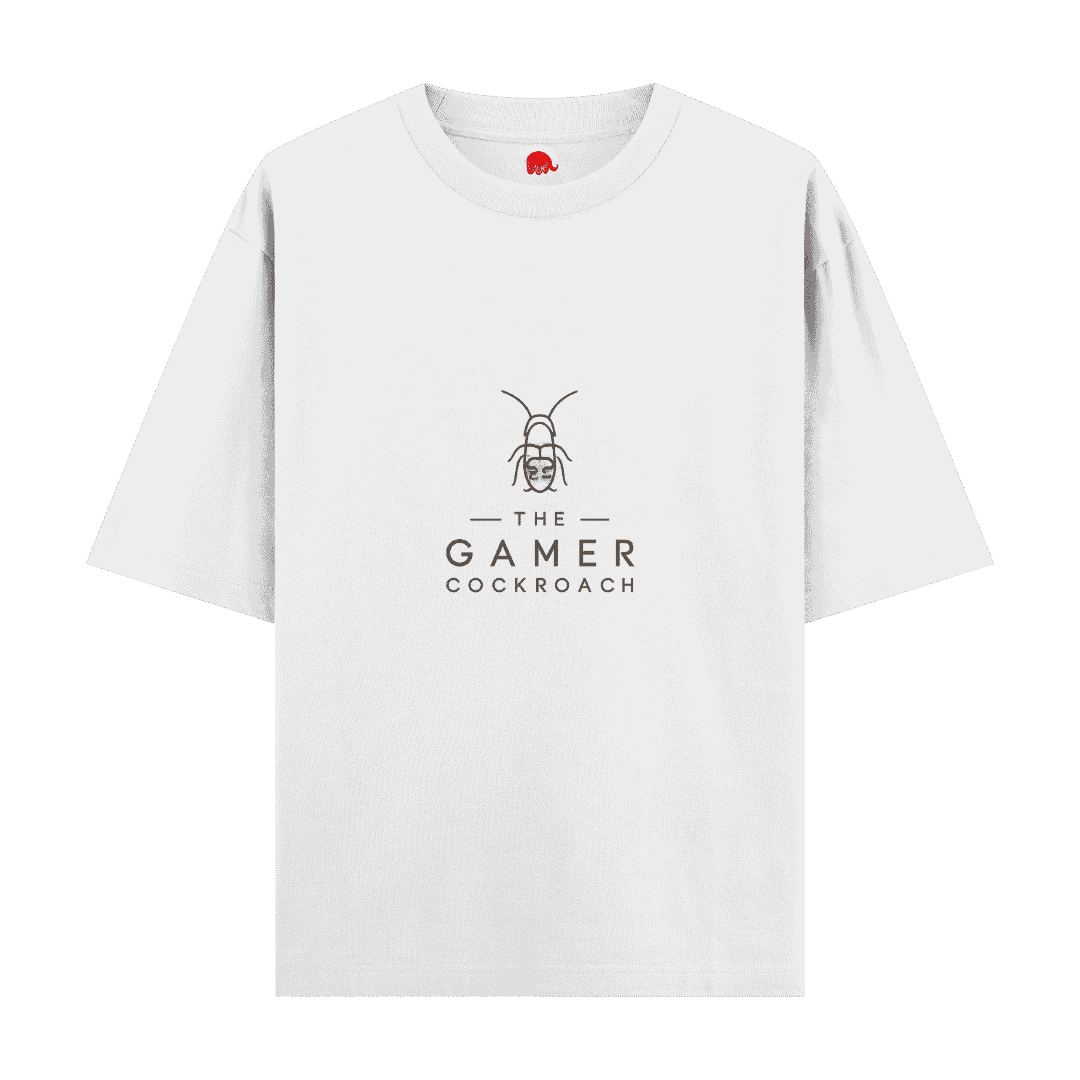 Vibetara-The Gamer Cockroach Oversized T-Shirt | Viral Statement Graphic Tee