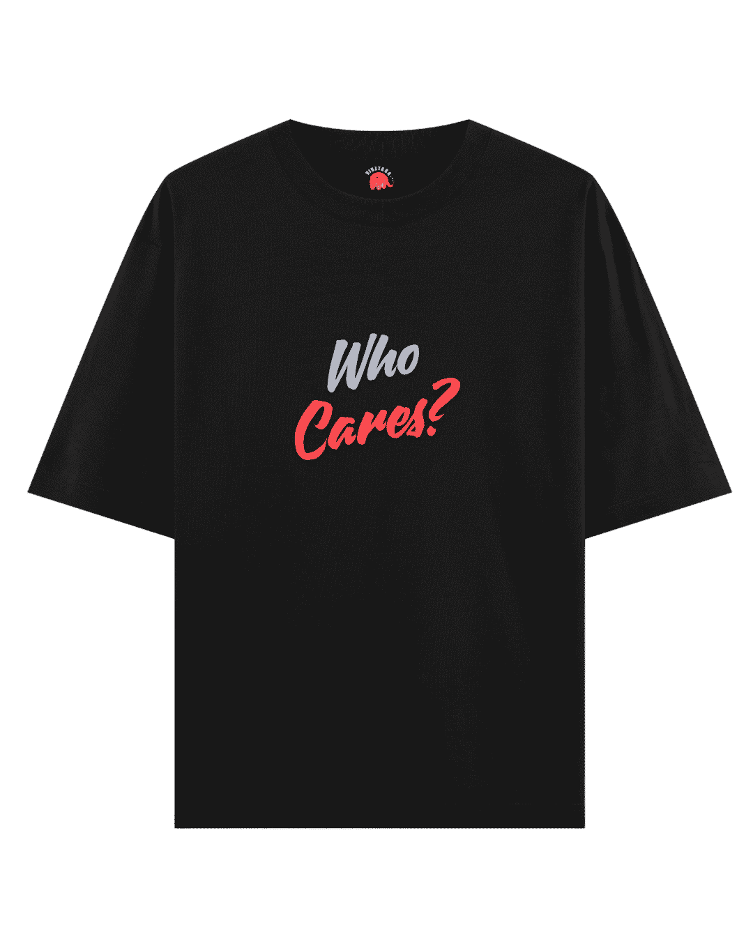 Vibetara-Savitribai Phule Oversized T-Shirt for Women & Men – “Who Cares?” Social Reformer Graphic  Print Tee