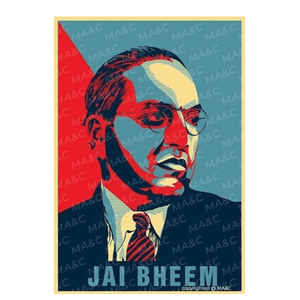 Vibetara-Jai Bhim Oversized T-Shirt – Intellectual Power Edition | Ambedkar Tribute Tee