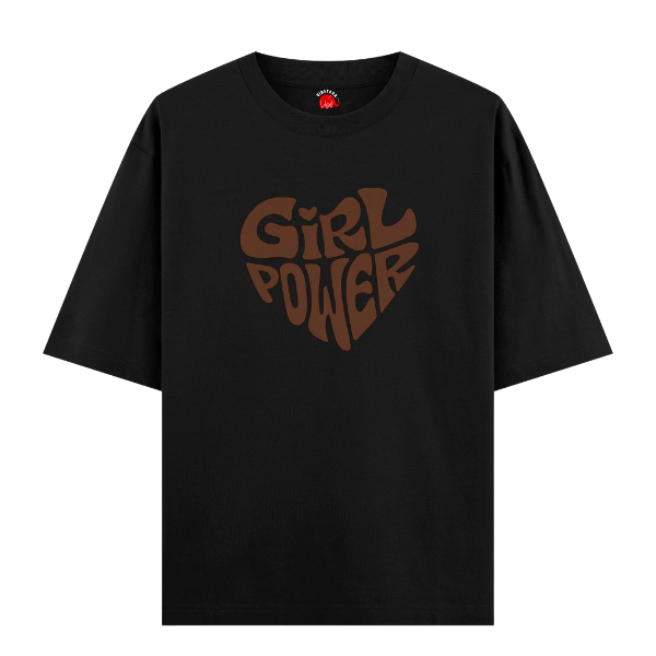 Vibetara-Retro Girl Power Statement Tee for Women | Vintage Feminist Graphic Oversized T-Shirt