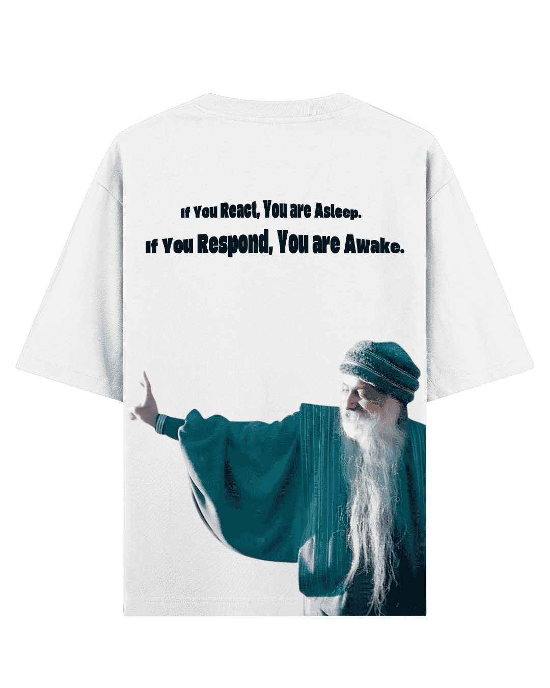 Vibetara-Silence is the Loudest Answer Oversized T-Shirt | 100% Cotton