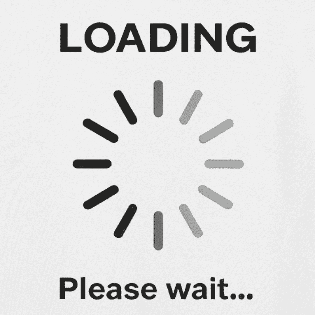 Vibetara- Loading Please Wait Oversized T-Shirt | Minimal Aesthetic Graphic Tee