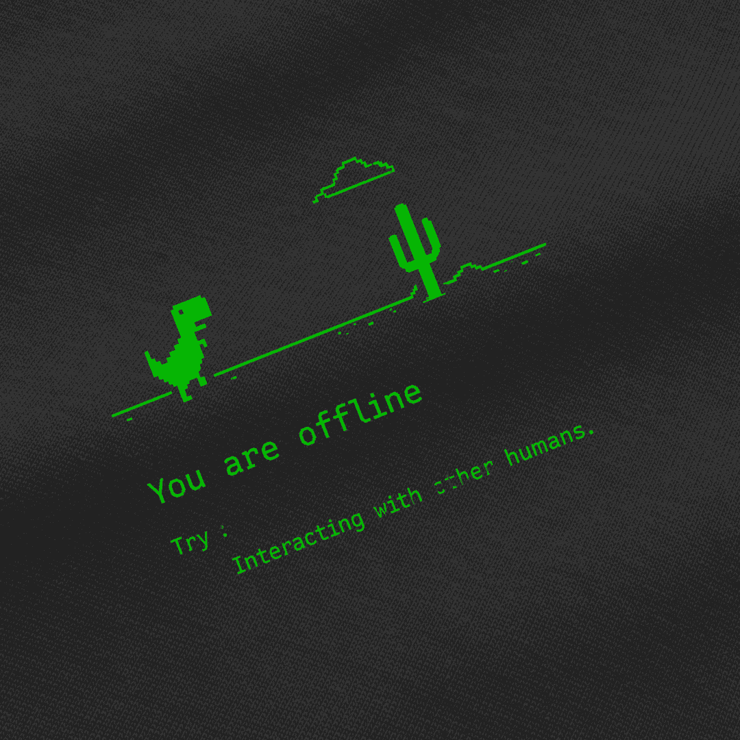Vibetara-You Are Offline – Introvert Gamer Oversized T-Shirt