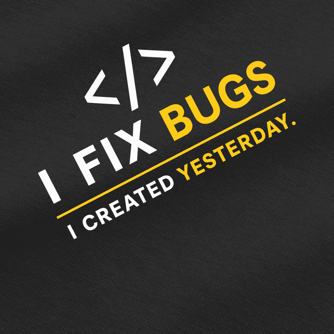 Vibetara-I Fix Bugs I Created Yesterday Oversized T-Shirt | Funny Coding Graphic Tee