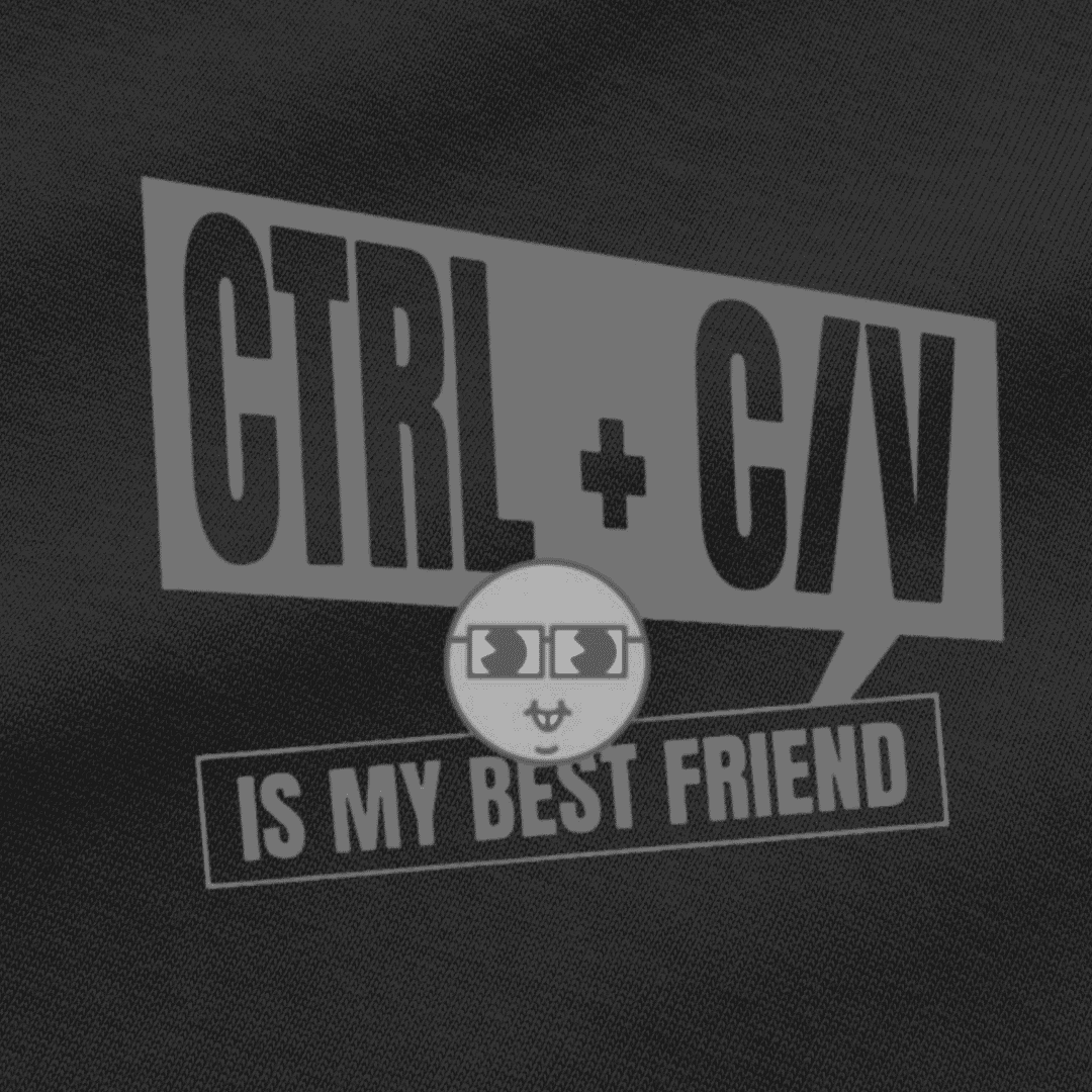 Vibetara-Ctrl + C / Ctrl + V Is My Best Friend – Funny Coder Oversized T-Shirt