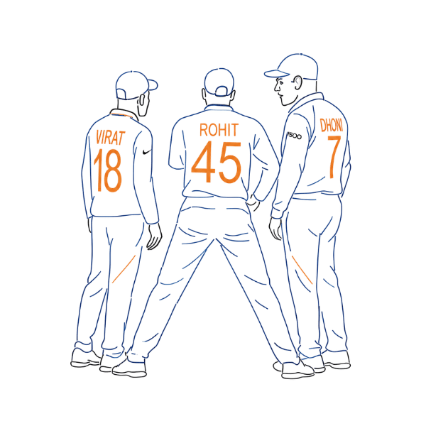 Vibetara-Cricket Legends Squad Graphic Oversized T-Shirt | Iconic Cricket Fan Tee