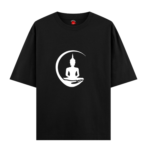 VIBETARA - Buddha Zen T-Shirt | Oversized & Regular Fit Minimal