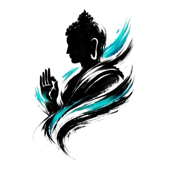 Abstract Buddha Art oversized Fit T-Shirt | Stylish Spiritual Design