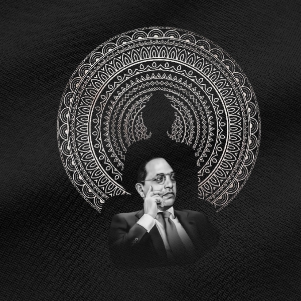 Vibetara-Ambedkar Mandala Oversized T-Shirt | Premium Graphic Tee